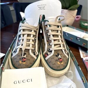 Excellent condition Gucci Disney Tennis Sneakers.
